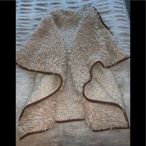 Faux fur vest